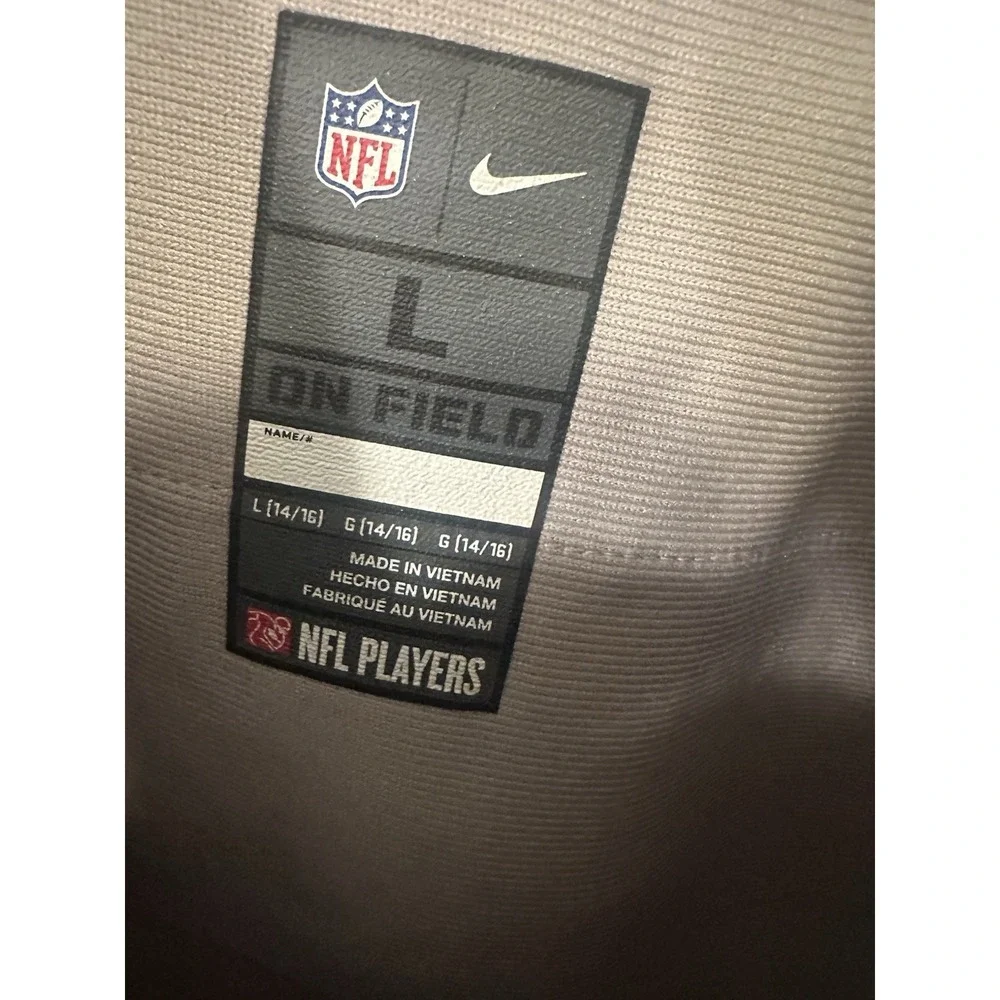 Youth Large Nike Kansas‎ City Chiefs Patrick Mahomes Super Bowl LVII Gray Jersey